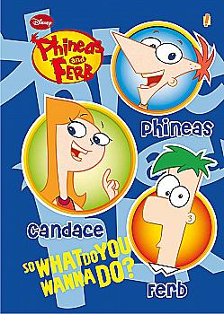 Блокнот А5/96 тв лак "Фінеас и Ферб" (1676) 150694