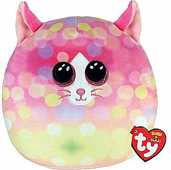 Игрушка мягкая TY Squish-a-Boos Розовый котенок "Cat" 40 см, 39336 Игрушка мягкая TY Squish-a-Boos Розовый котенок "Cat" 40 см, 39336