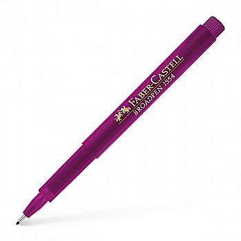 Ручка капілярна 0,8 мм Broadpen 1554 фуксія, 155437 Faber-Castell Ручка капілярна 0,8 мм Broadpen 1554 фуксія, 155437 Faber-Castell