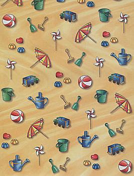 Калька "Дитячий світ" 115г 21*30см Іграшки в піску UR 50954601R