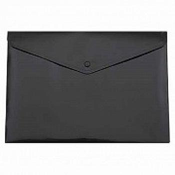 Папка-конверт А5 на кнопці, чорна BM.3939-01 ***