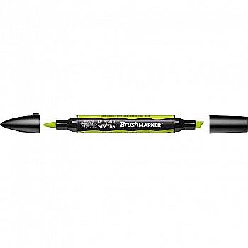 Маркер двосторонній Brushmarker, Зелений лайм, 0204071 W&N Маркер двосторонній Brushmarker, Зелений лайм, 0204071 W&N
