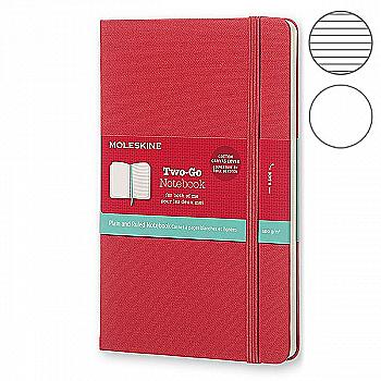 Записник Червоний медіум, Moleskine Two-Go, TWOGO31F18F Записник Червоний медіум, Moleskine Two-Go, TWOGO31F18F