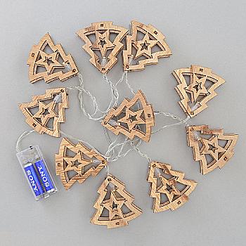 Гірлянда дерев`яна "Ялинки", 973374