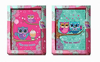 Блокнот А6 з глитером The owl world, 6043 Блокнот А6 з глитером The owl world, 6043