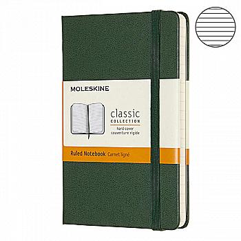 Записная книжка Миртовый Зеленый карман. линейка, Moleskine Classic, MM710K15 Записная книжка Миртовый Зеленый карман. линейка, Moleskine Classic, MM710K15