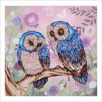 Набір для вишивання бісером "Казкові сови", ТН-0476, ТМ "ВДВ" Набір для вишивання бісером "Казкові сови", ТН-0476, ТМ "ВДВ"