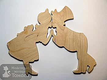 Заготівка дерев`яна "Перший поцілунок", 0064 Заготівка дерев`яна "Перший поцілунок", 0064