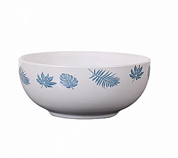 Плошка "Листок" 14 см, белая, 107748