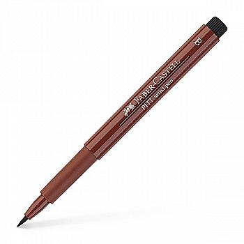 Ручка капиллярная PITT Brush Artist Pen 169 красно-коричневый, 167469 Faber-Castell Ручка капиллярная PITT Brush Artist Pen 169 красно-коричневый, 167469 Faber-Castell