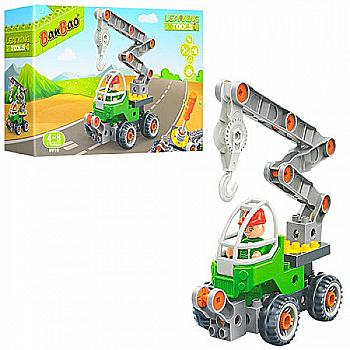 Конструктор "Кран" 20 елм., 9719, Banbao Конструктор "Кран" 20 елм., 9719, Banbao