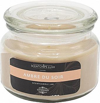 Аромасвечка в стеклянной банке Scentchips Янтарный вечер 240 г/50 час. горение, 255108 Аромасвечка в стеклянной банке Scentchips Янтарный вечер 240 г/50 час. горение, 255108
