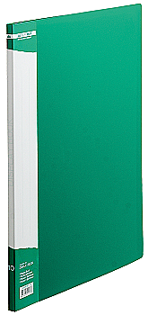 Папка А4, 10 файлів, зелена BM.3601-04 ***