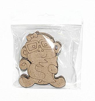 Заготовка Мартышка 1, 1 шт, ДВП, 9,5*8*0,3 см, Rosa Talent (5) Заготовка Мартышка 1, 1 шт, ДВП, 9,5*8*0,3 см, Rosa Talent (5)