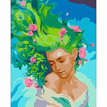 Набір для розпису по номерах 40*50 см "Русалонька", 953954