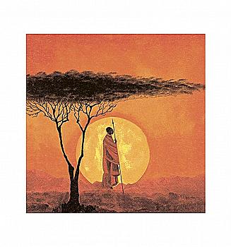 Декупажні серветки "African Sunset", 33*33 см, ti-flair Декупажні серветки "African Sunset", 33*33 см, ti-flair