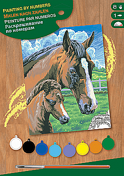 Набір для творчості Sequin Art Painting by numbers Junior Кінь та лоша, SA0030 Набір для творчості Sequin Art Painting by numbers Junior Кінь та лоша, SA0030