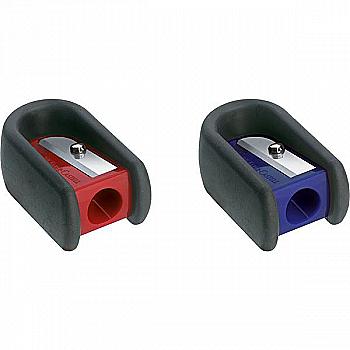 Чинка Soft одинарна каучук синя/червона, 184801 Faber-Castell Чинка Soft одинарна каучук синя/червона, 184801 Faber-Castell
