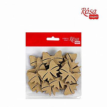 Мини-заготовка Бант 1, МДФ, 4,7*3,9 см, 1 шт, Rosa Talent (15) Мини-заготовка Бант 1, МДФ, 4,7*3,9 см, 1 шт, Rosa Talent (15)