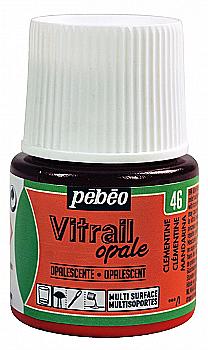 Фарба лакова по склу та металу Vitrail 45 мл непрозора, клемантін, 050-046 ТМ "Pebeo" Фарба лакова по склу та металу Vitrail 45 мл непрозора, клемантін, 050-046 ТМ "Pebeo"