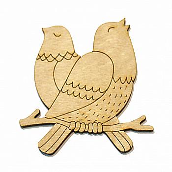 Заготівка дерев`яна Пара тварин, в асортименті, 305 Заготівка дерев`яна Пара тварин, в асортименті, 305