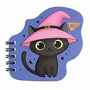Блокнот А7 24 арк. "Kitty" подв. спір., фігурний, YES 681815
