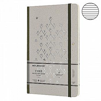 Записник Зелений середній лінійка, Moleskine Time, LCTM31K Записник Зелений середній лінійка, Moleskine Time, LCTM31K