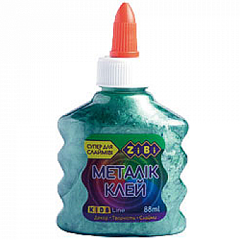 Клей металік зелений на PVA-основі, 88 мл, ZB.6117-04 Клей металік зелений на PVA-основі, 88 мл, ZB.6117-04