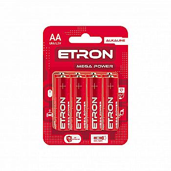 Батарейка ETRON LR06-АA-C5 1,5 V щелочная 2067 (5 шт/бл.) цена указ. за 1 шт. Батарейка ETRON LR06-АA-C5 1,5 V щелочная 2067 (5 шт/бл.) цена указ. за 1 шт.