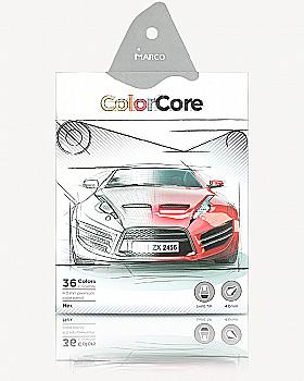 Карандаши 36 цв. ColorCore шестигранный, E3000-36CB-A, Marco Карандаши 36 цв. ColorCore шестигранный, E3000-36CB-A, Marco