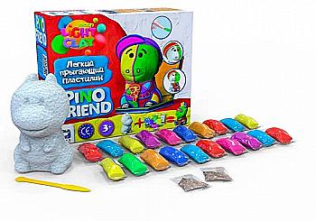 Набір легкого стрибаючого пластиліну "Pino Friend Роккі", 70060* Набір легкого стрибаючого пластиліну "Pino Friend Роккі", 70060*