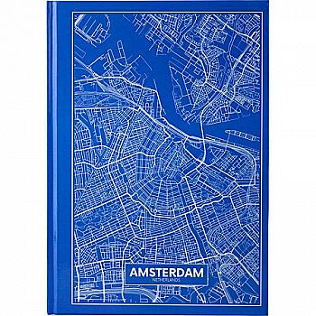 Книга записная А4 Maps Amsterdam, 96 л., кл., голубая, 8422-507-A Книга записная А4 Maps Amsterdam, 96 л., кл., голубая, 8422-507-A
