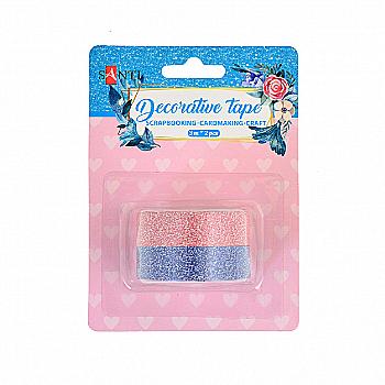 Набір стрічок блискучих, "Pink and Navy", 3 м, 2 шт, 742241