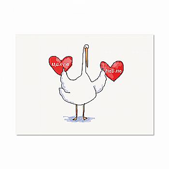 Листівка "Целую, люблю", Gifty, AA-0106065 Листівка "Целую, люблю", Gifty, AA-0106065