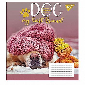 Тетрадь 18 кл. YES Dog friend, 765509