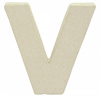 Заготовка из папье-маше Буква-крафт "v" 1,5*8,5*8,5 см, AC834C ТМ "Clairefontaine" Заготовка из папье-маше Буква-крафт "v" 1,5*8,5*8,5 см, AC834C ТМ "Clairefontaine"