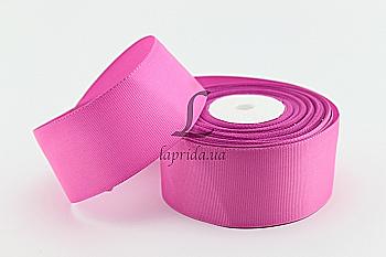 Стрічка репсова 4 cм-18 м, GX-05, рожева