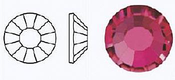 Стразы фольгированные 90110/497-11-612/RUBY- ss16 (3,8-4,0 мм, 30 шт) M. C. Rose VIVA12