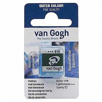 Фарба акварельна Van Gogh 616 Зелений вірідоновий, кювета, 20866161 Royal Talens Фарба акварельна Van Gogh 616 Зелений вірідоновий, кювета, 20866161 Royal Talens