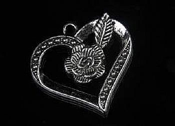 Декор металевий Серце, 251-1207 Декор металевий Серце, 251-1207