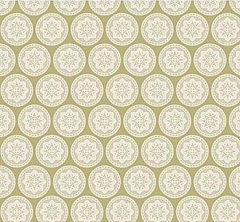 Ткань в рулоне Оливия зеленый 1м*110 см