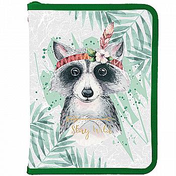 Папка об`ємна на блискавці, А5+, Cuties-02, 1805-92-A