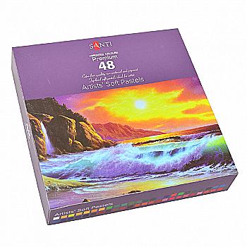 Пастель суха 48 кол, Santi, 353277 Пастель суха 48 кол, Santi, 353277