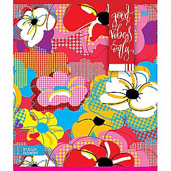 Зошит 48 кл. YES Flowers neon, 763277 (8634) Зошит 48 кл. YES Flowers neon, 763277 (8634)