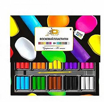 Набір пластиліну TM OKTO 10 кольорів, 91010 Набір пластиліну TM OKTO 10 кольорів, 91010