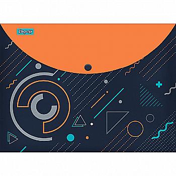 Папка-конверт на кнопці А4 "Geometry", 1 Вересня, 491842 Папка-конверт на кнопці А4 "Geometry", 1 Вересня, 491842