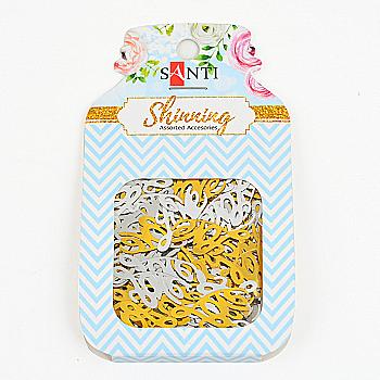 Набор надписей из фольги "Love", 7 г (микс цветов золото/серебро), 741493 Набор надписей из фольги "Love", 7 г (микс цветов золото/серебро), 741493