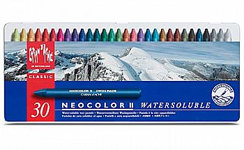 Пастель воскова акварельна 30 кол. Caran d`Ache Neocolor II мет. бокс, 7500.330 Пастель воскова акварельна 30 кол. Caran d`Ache Neocolor II мет. бокс, 7500.330