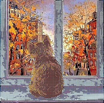 Схема для вишивки бісером "Смуток світлий", AC-131 Схема для вишивки бісером "Смуток світлий", AC-131