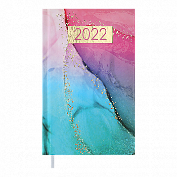 Щотижневик датований кишеньковий вертик, 2022, Miracle, бірюзовий , BM.2888-06 Щотижневик датований кишеньковий вертик, 2022, Miracle, бірюзовий , BM.2888-06